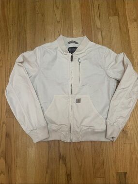 Carhartt Women’s White Workwear Carhartt Jacket Size Small